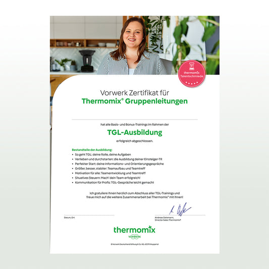 Zertifikat TGL-Ausbildung